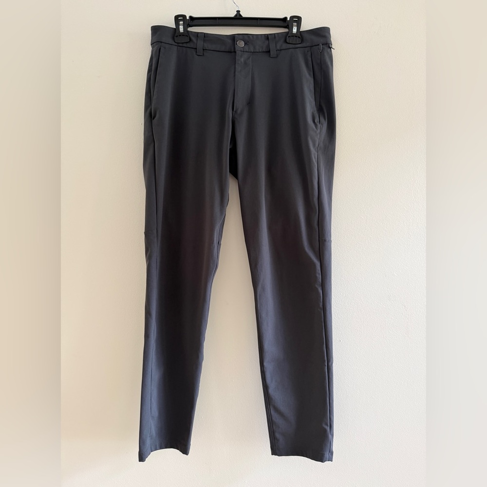 LULULEMON Men's Commission Slim Fit Pants Trousers 33 x 32